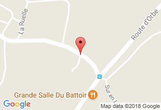 Plan de localisation de Les Jardins de la Paix
