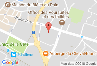 Plan de localisation de Cantonale Vaudoise de Football