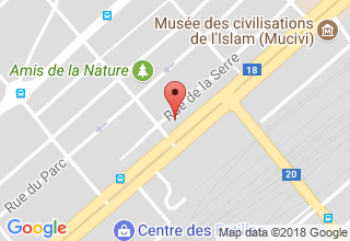Plan de localisation de insieme Neuchâtel Association professionnelle neuchâteloise de parents de personnes mentalement handicapées