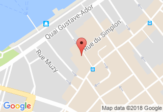 Plan de localisation de ASLOCA Association professionnelle Genevoise de défense des locataires