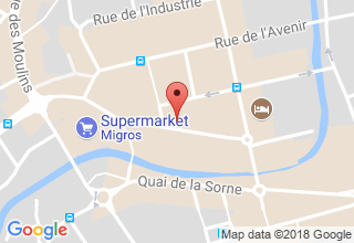 Plan de localisation de Fédération suisse des aveugles et malvoyants FSA