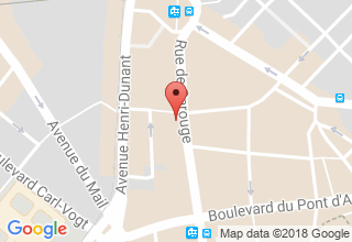 Plan de localisation de Association des chiropraticiens du canton de Genève