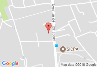 Plan de localisation de de Florissant
