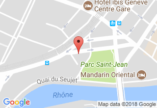 Plan de localisation de A AGP Association Genevoise de Physiothérapie