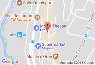 Plan de localisation de Capitole Orbe