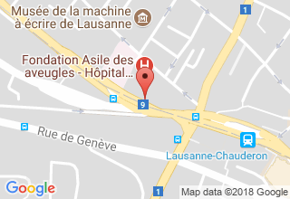 Plan de localisation de de Chauderon