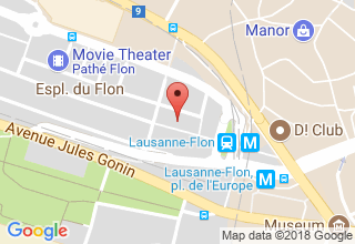 Plan de localisation de du Flon