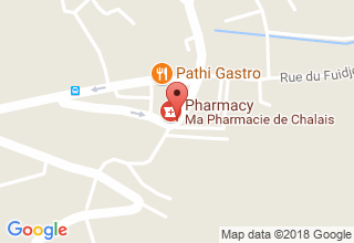 Plan de localisation de Ma Pharmacie: achat médicament, remède - Pharmacien de Chalais SA