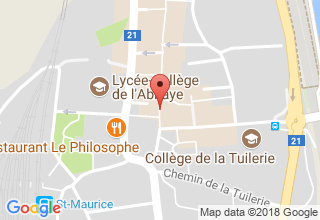 Plan de localisation de Pharmacie: achat médicament, remède - Pharmacienplus St-Maurice