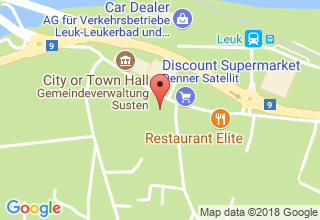 Plan de localisation de Susten (-Loretan)