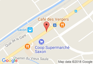 Plan de localisation de de Saxon