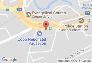 Plan de localisation de du Vauseyon