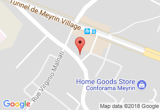 Plan de localisation de Meyrin-Village