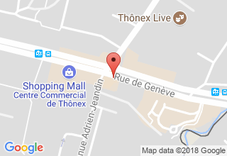 Plan de localisation de Thônex-Jeandin