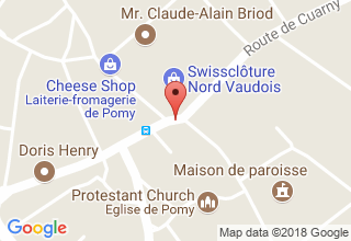 Plan de localisation de Pellaux Christian