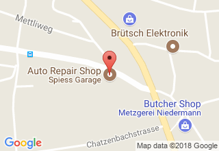 Plan de localisation de Spiess Garage AG