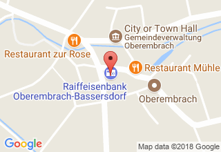 Plan de localisation de Raiffeisenbank Oberembrach-Bassersdorf Genossenschaft