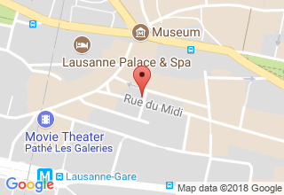 Plan de localisation de Blandice's Room sàrl