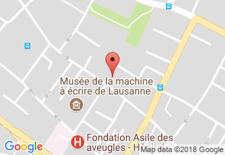 Plan de localisation de de la Fédération romande de métiers du bâtiment