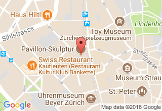 Plan de localisation de Cartier Zürich