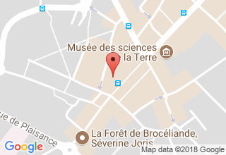 Plan de localisation de Huguenin Christine