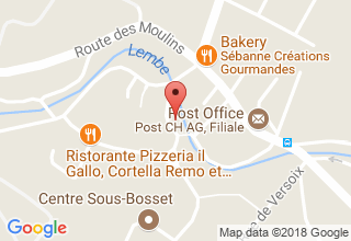 Plan de localisation de Les Bijoux d'Evinioux