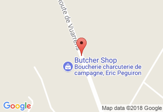 Plan de localisation de Peguiron Eric