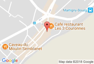Plan de localisation de de la Place (-Crettaz)