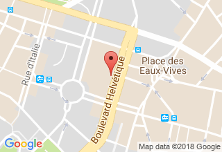 Plan de localisation de Boucherie, Charcuterie G. Debarre et D. Decré Sàrl