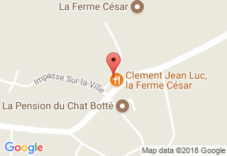 Plan de localisation de La Ferme César