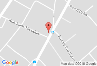 Plan de localisation de Pochon Frères