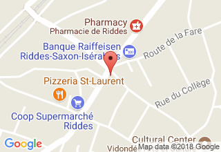 Plan de localisation de Fraslin