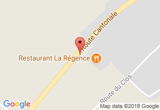 Plan de localisation de La Régence