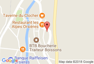 Plan de localisation de de la Vallée d'Entremont