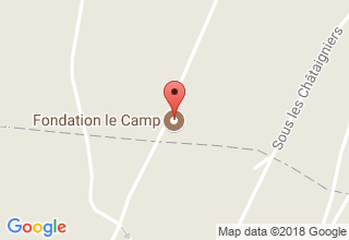 Plan de localisation de Fondation Le Camp