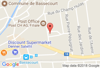 Plan de localisation de Kiener fils Sàrl