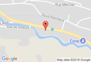 Plan de localisation de Monnerat Bernard