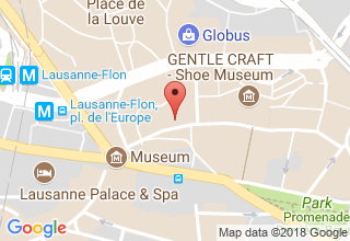 Plan de localisation de Ausoni La Griffe Lausanne SA