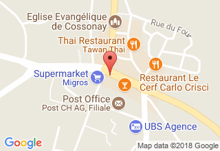 Plan de localisation de Lysiane Carrel