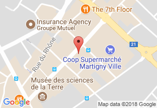 Plan de localisation de Cretton-Chaussures