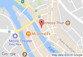 Plan de localisation de kyBoot shop Thun