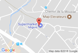 Plan de localisation de Migros Genève