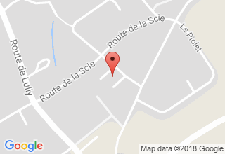 Plan de localisation de P. Périsset Sàrl