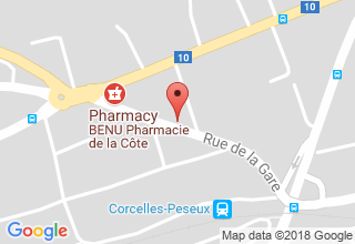 Plan de localisation de Marina Grandjean