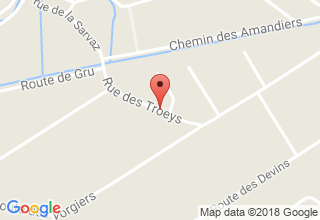 Plan de localisation de Fumeaux Patrick (-Favre)