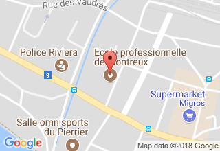 Plan de localisation de Ecole professionnelle de Montreux