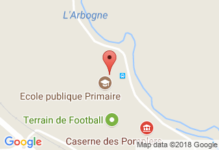 Plan de localisation de Primaire et enfantine
