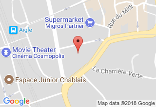 Plan de localisation de Professionnelle du Chablais