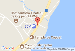 Plan de localisation de Etablissement primaire de Coppet