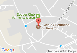Plan de localisation de Collège du Renard